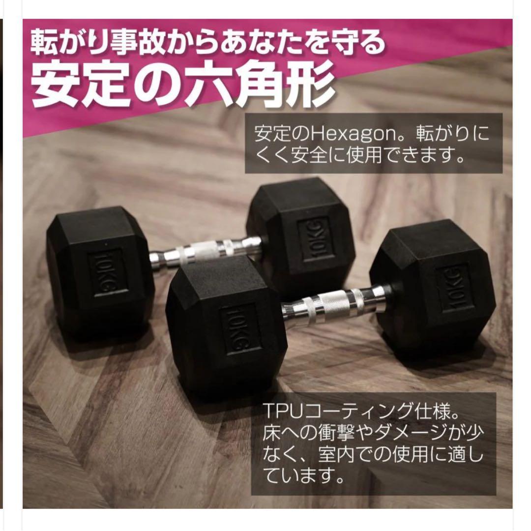 新品商品 10kg ダンベル 2個セット プロ使用 鉄アレイ