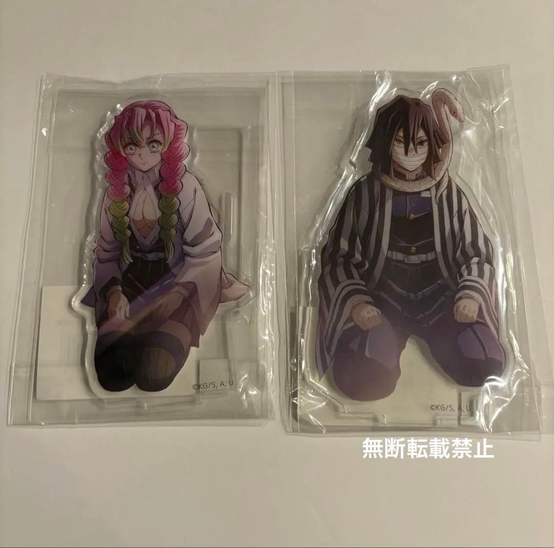 鬼滅の刃　柱稽古　ＫＶ　キービジュアル　アクリルスタンド　甘露寺蜜璃　伊黒小芭内