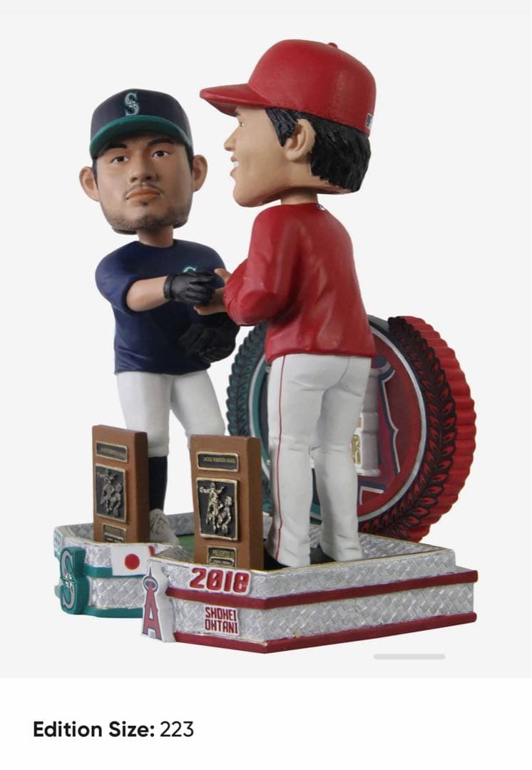 大谷翔平 イチロー　ルーキーオブザイヤー　ボブルヘッド　レア