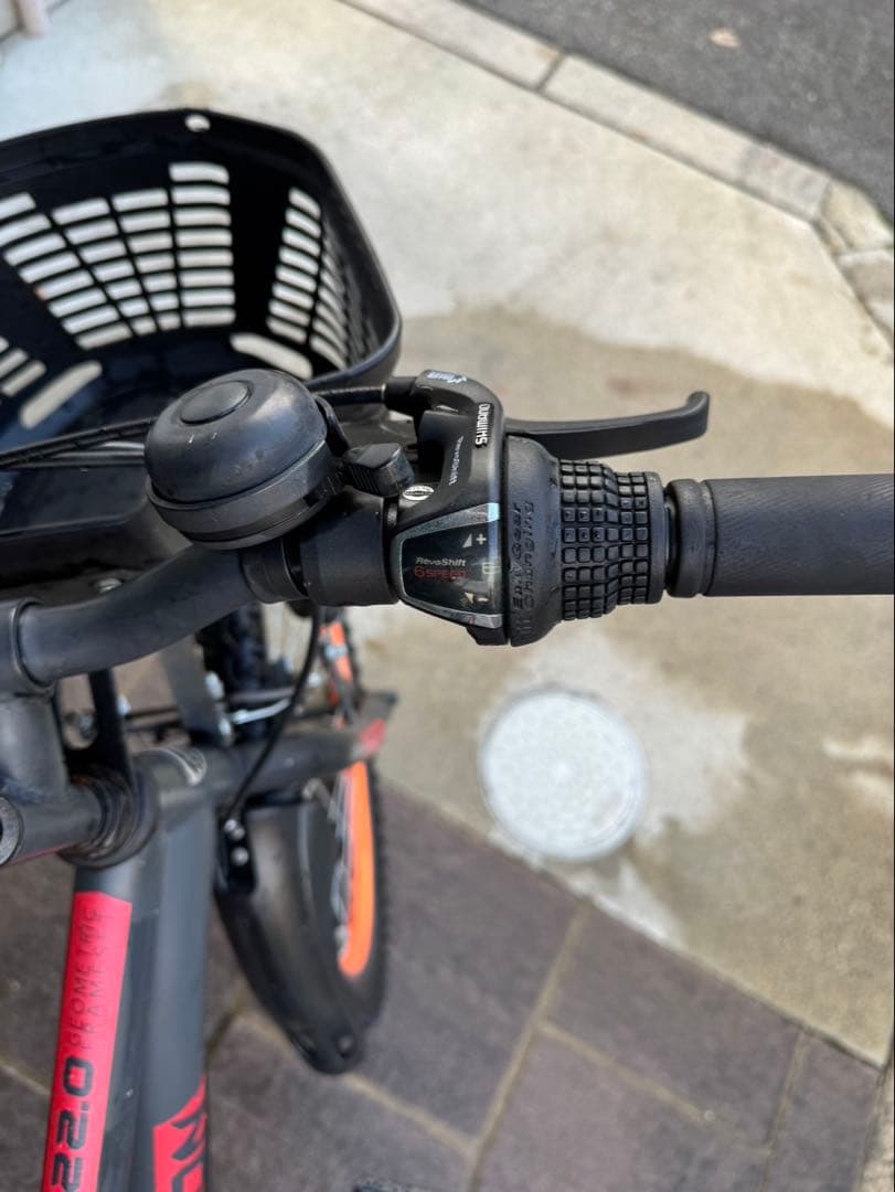 X-Fusion キッズバイク 22インチ グレー/オレンジ