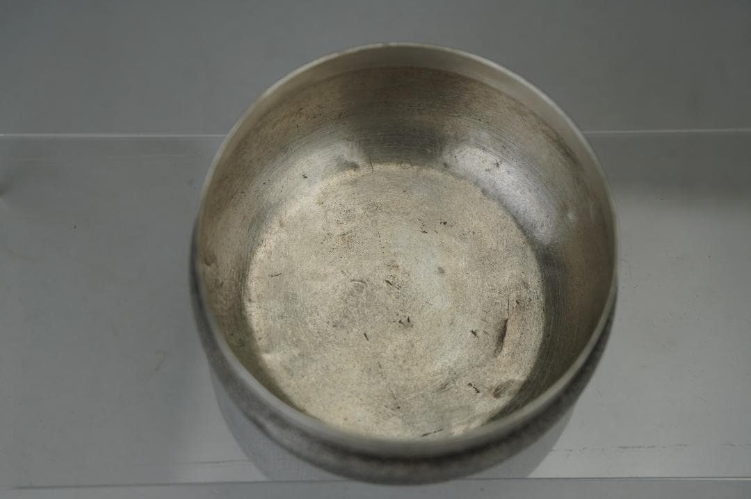 中川浄益　在銘 　南鐐ヤンポ　菓子器 60ｇ 茶道具