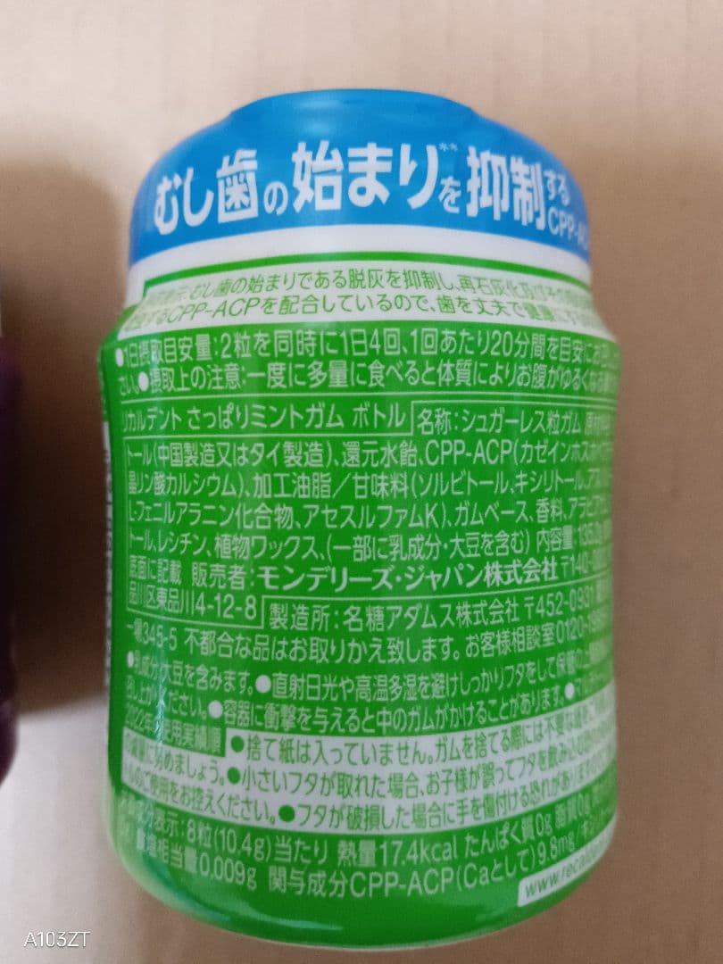 リカルデント ミントガム ボトル 16個セット 特定保健用食品