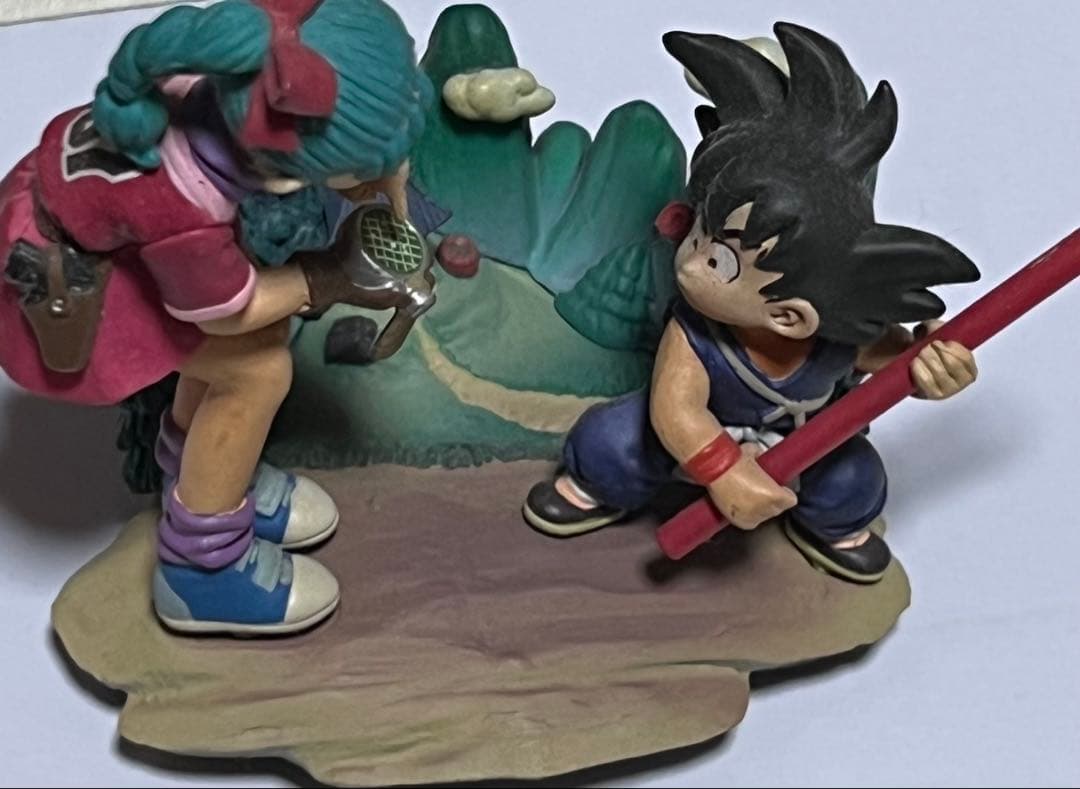 ブルマ 孫悟空 フィギュア　ドラカプ