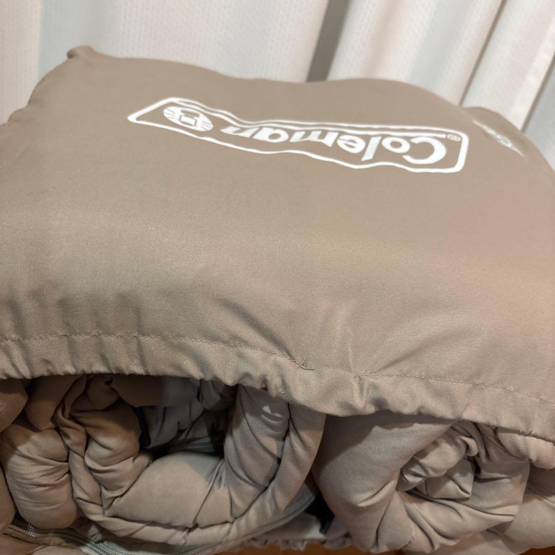 《極美品》Coleman ファミリー2in1 C5 寝袋（シュラフ）　封筒型