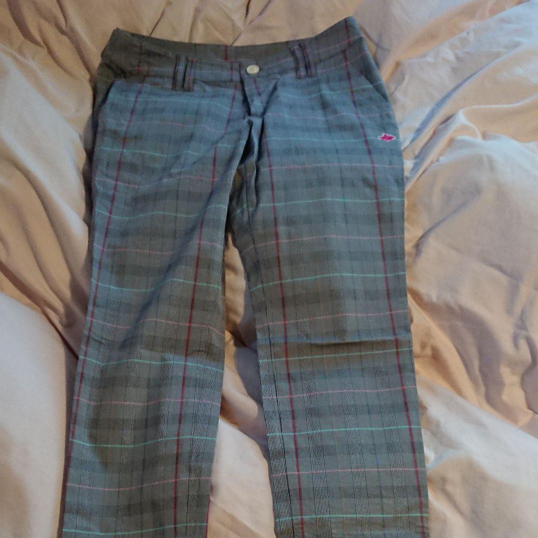 パーリーゲイツチェックパンツ値下げしました