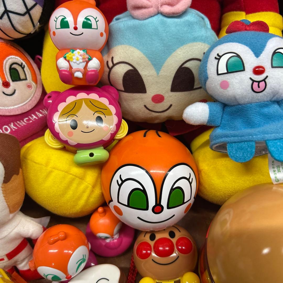 アンパンマン こきんちやん　どきんちゃん　ぬいぐるみ　とマスコットセットT⑤AN