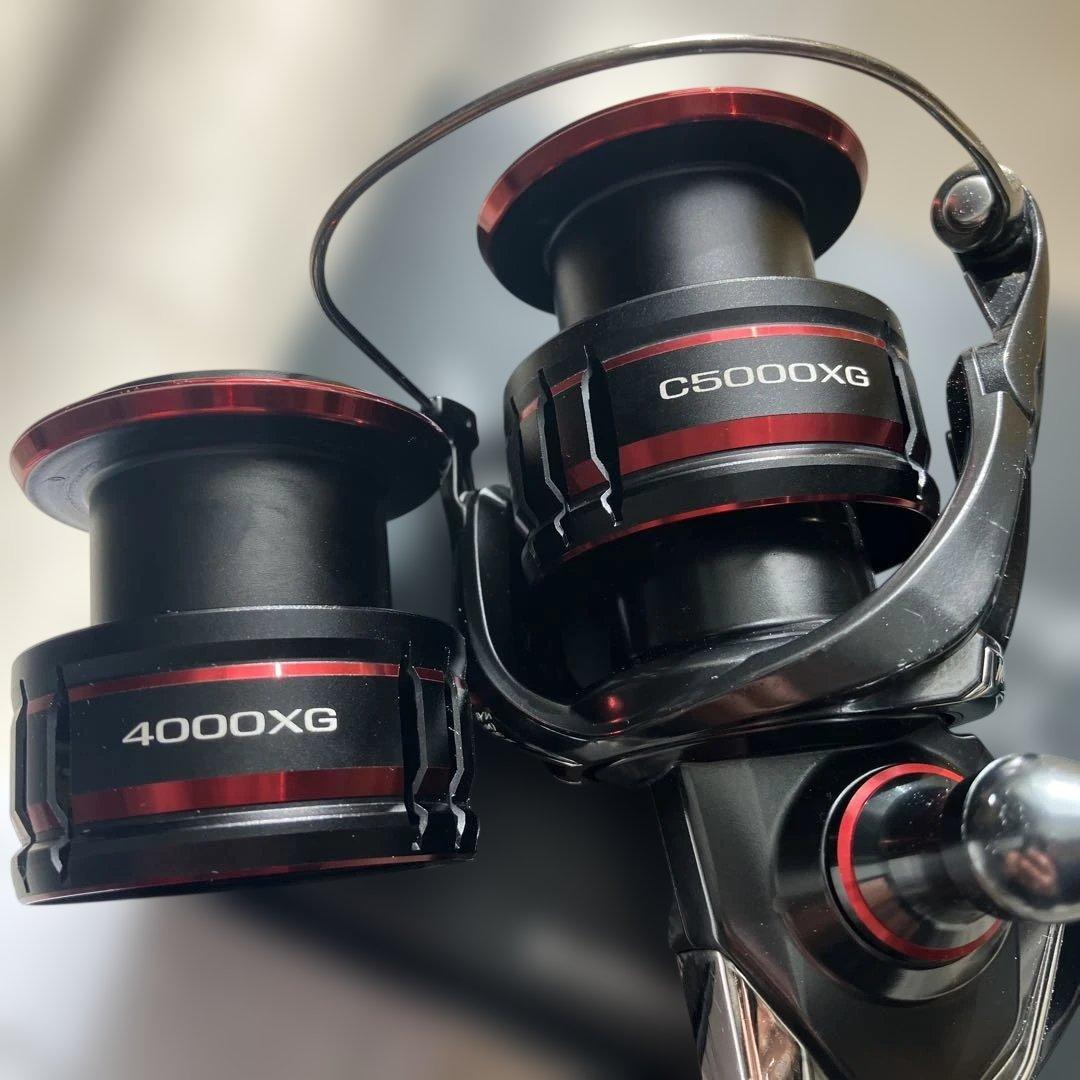 シマノ20ヴァンフォードC5000XG 4000XGスペアスプール付　スピニング