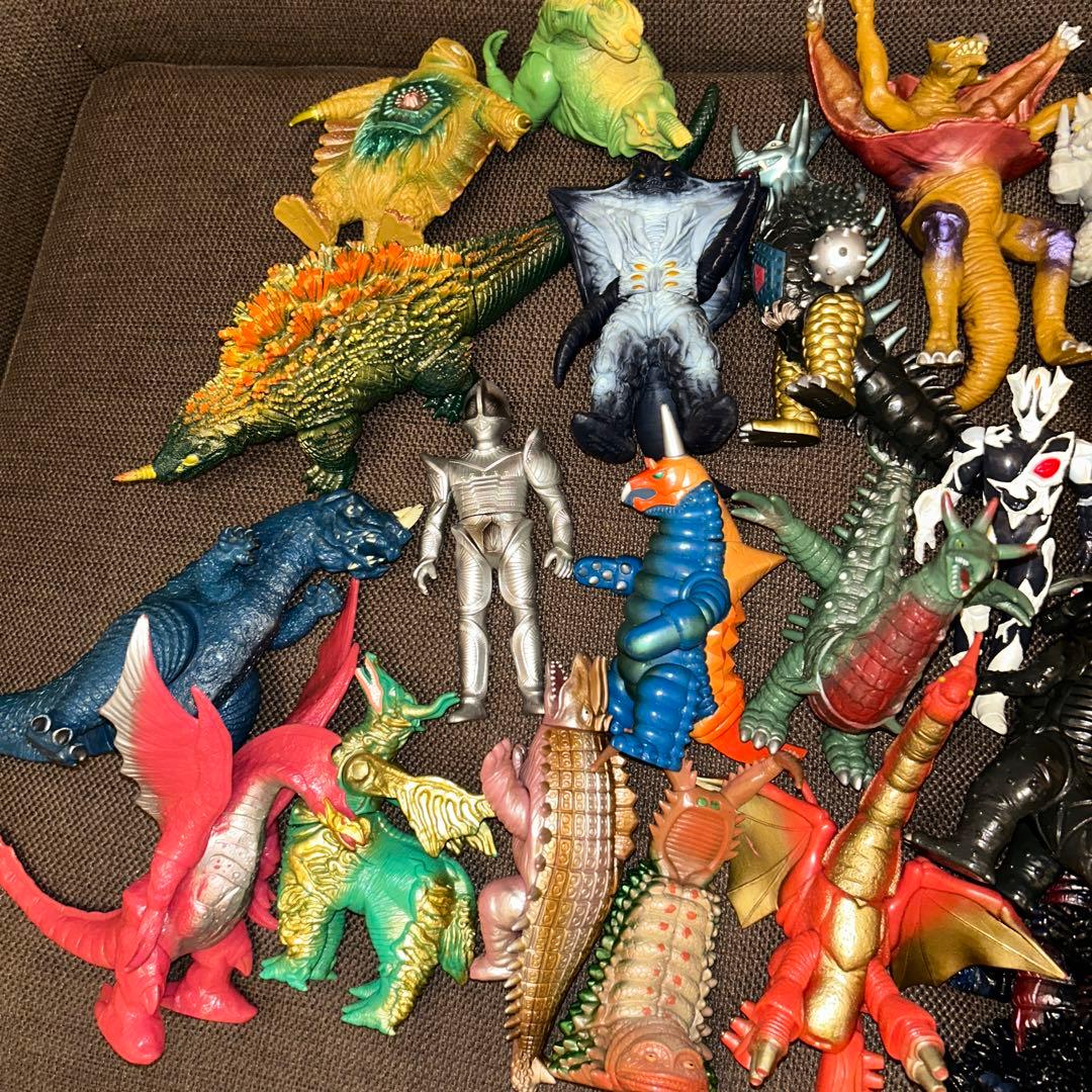 (1022) 当時物 ウルトラマン 怪獣 フィギュア ソフビ まとめ売り