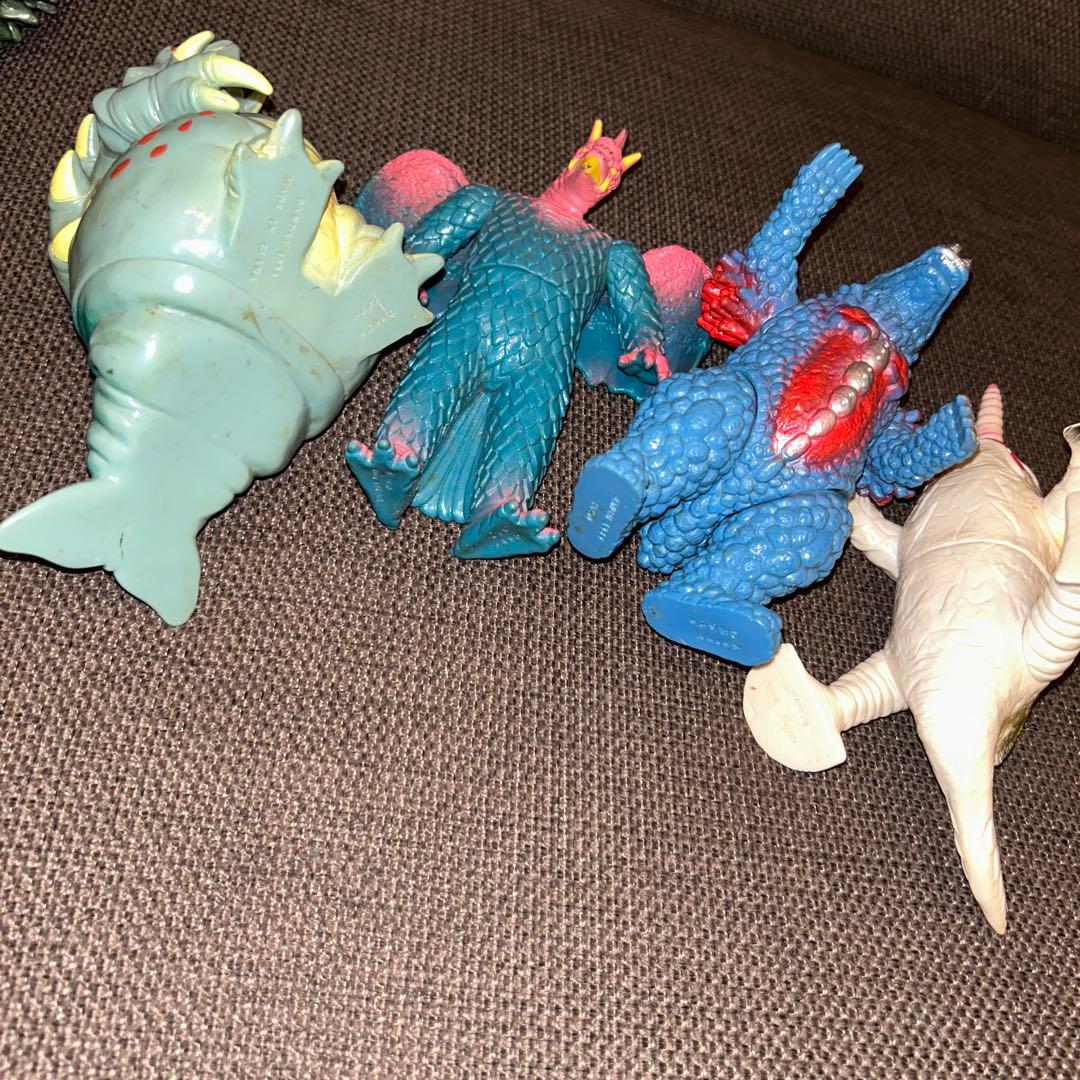(1022) 当時物 ウルトラマン 怪獣 フィギュア ソフビ まとめ売り