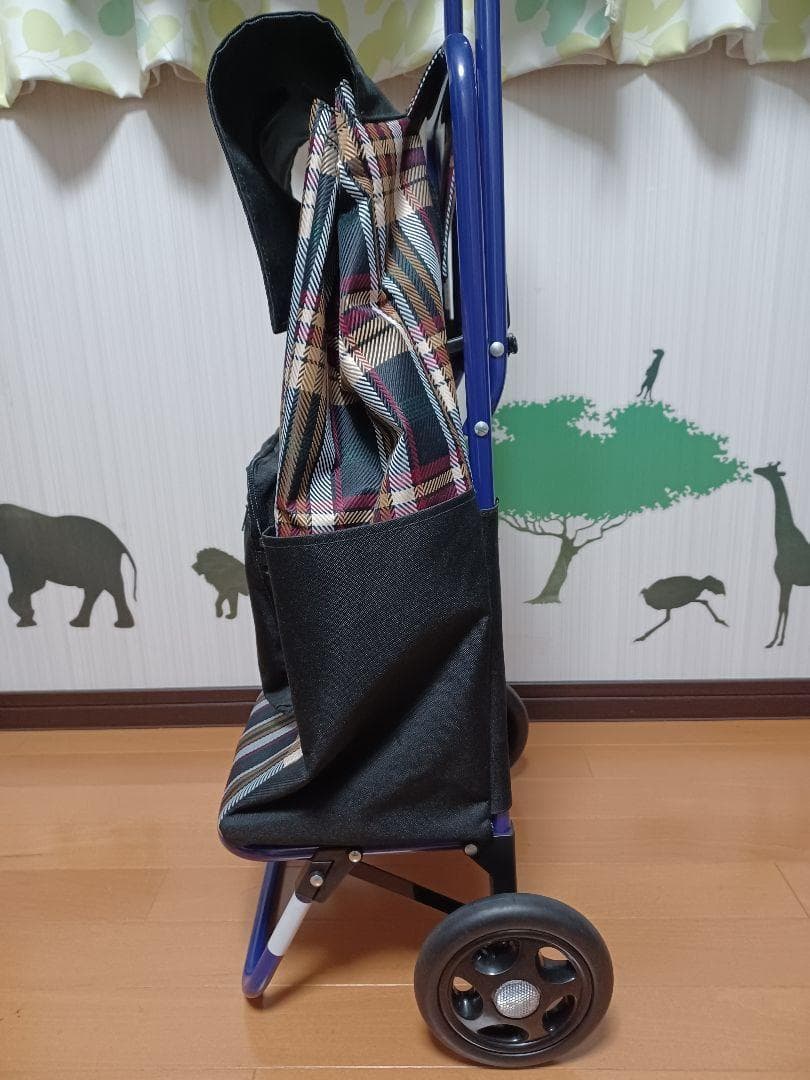 美品♪廃盤♪フランスベッド社製 お洒落ショッピングバッグカート Ractive