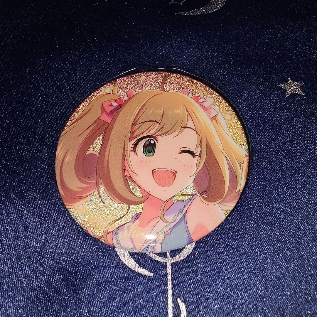 10点【佐藤心】 グリッター缶バッジ アイマス15周年コラボカフェin上海