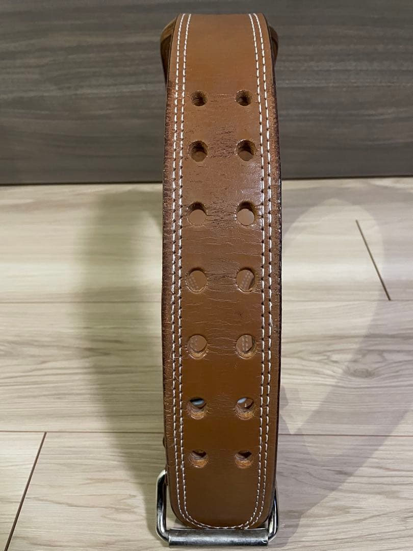 GOLD'S GYM プロレザーベルトトレーニングパワーベルト　Mサイズ