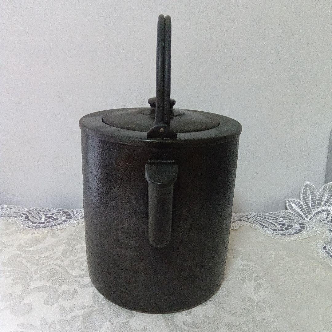 銅製　洗瓶　水次 　菊桐紋　茶道具