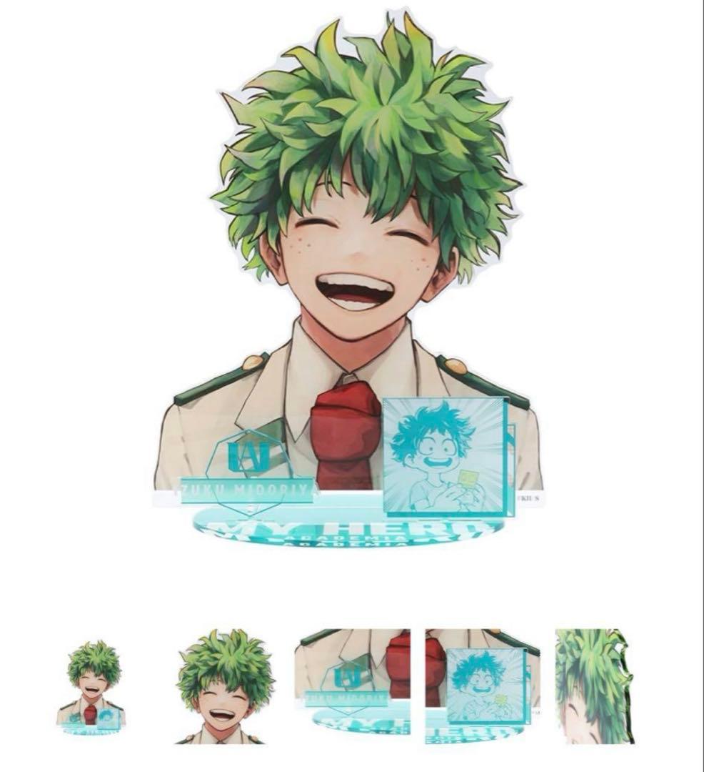 僕のヒーローアカデミア　緑谷出久　爆豪勝己　アクリルgigaフィギュア　2点