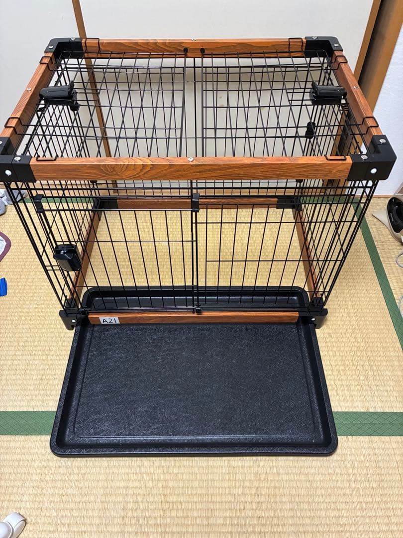 小型犬用ケージ屋根付き　おしゃれ