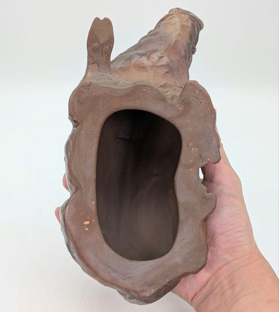 廬山窯 武用君彦 備前焼 干支置物「癸亥」 共箱共布 亥年 猪 イノシシ 伏香炉