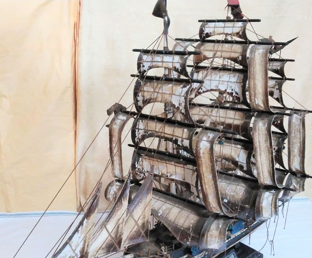 帆船模型【ヴィンテージのカティーサーク号】ハンドメイド・木製・スコットランド製