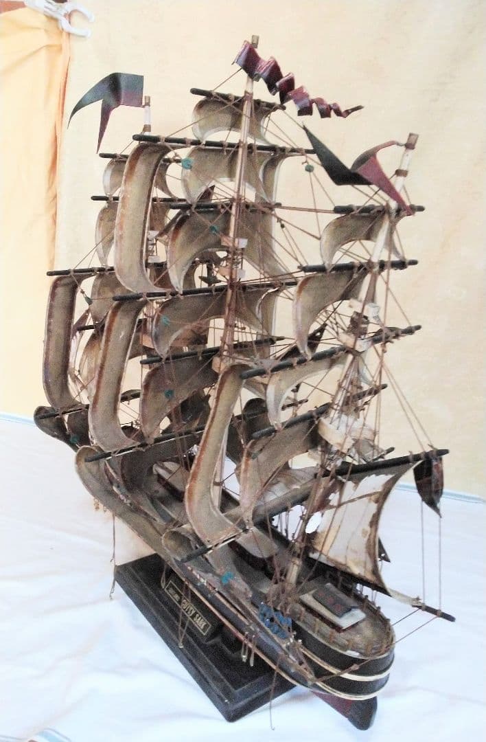 帆船模型【ヴィンテージのカティーサーク号】ハンドメイド・木製・スコットランド製