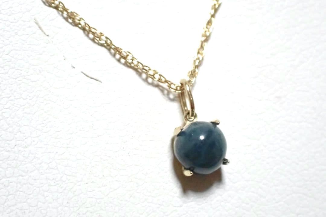 糸魚川翡翠　入コン沢　濃い青　10金　ペントップ　⑥　送料無料