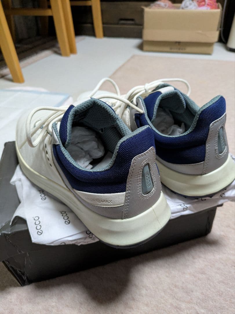 ECCO CORE レザーゴルフシューズ スパイクレス EU42