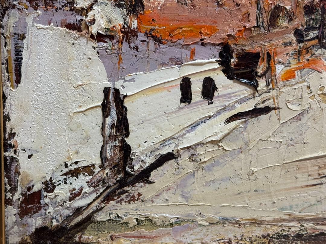 友成晴雄 油彩画