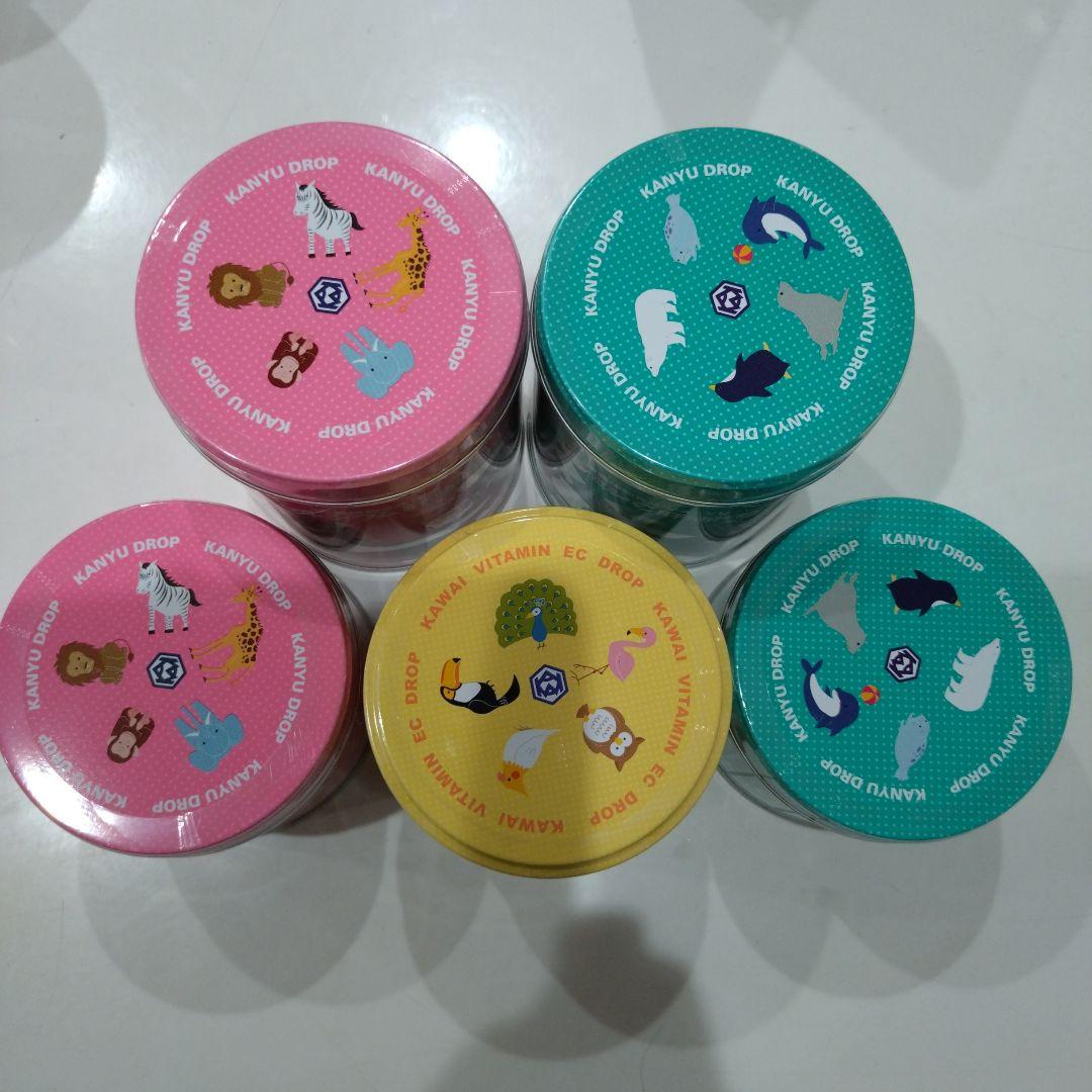 カワイ　肝油ドロップ　3種類　5缶