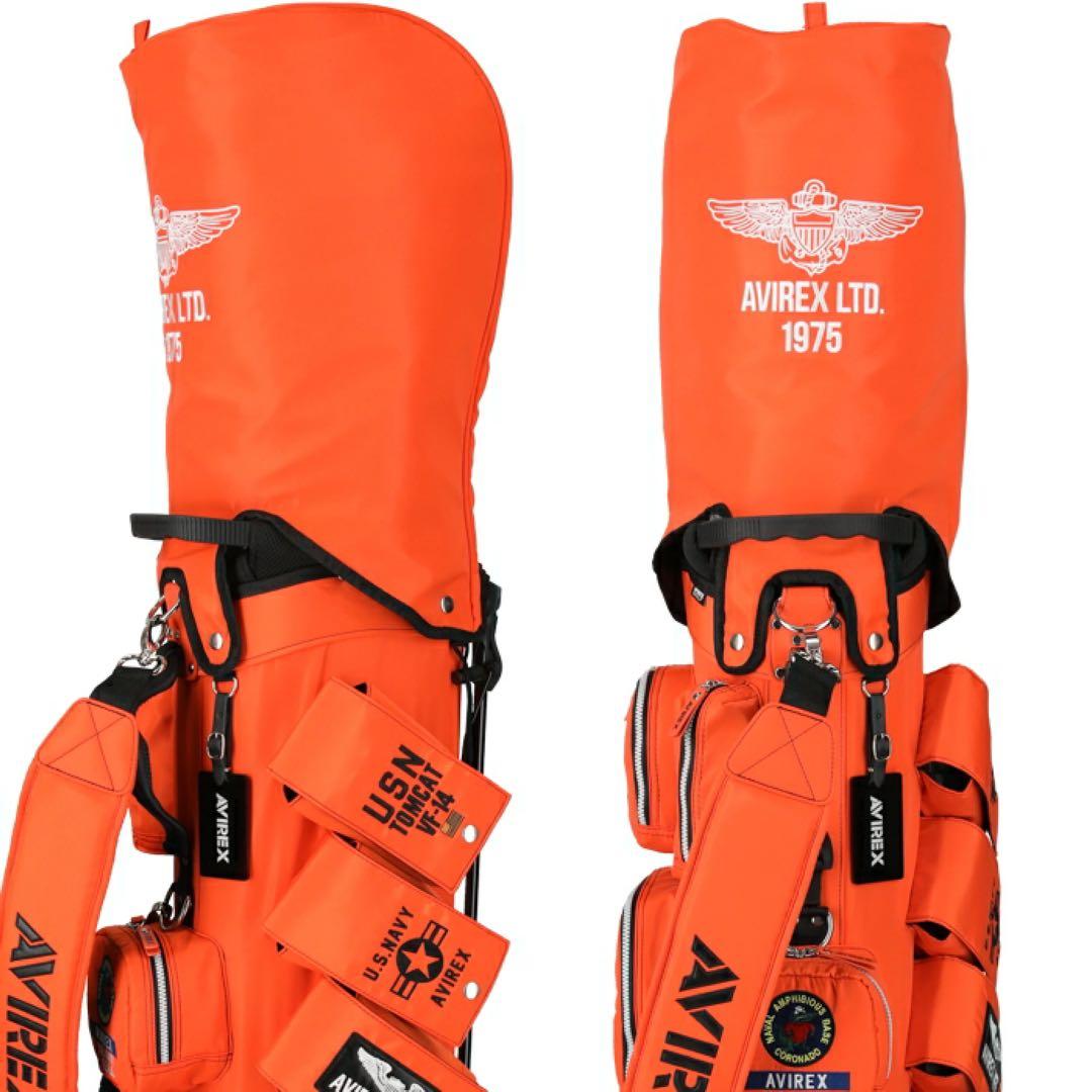 【新品】アビレックス ゴルフ AVG5S-AC27 キャディバッグ ネイビー