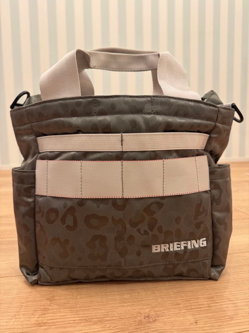 新品未使用BRIEFING 2WAY CART TOTE LEOPARD JQ