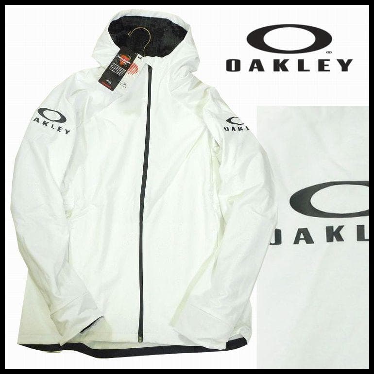 Yanagi 新品 オークリー フーディージップジャケット XL 白 撥水