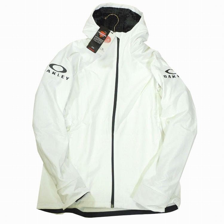 Yanagi 新品 オークリー フーディージップジャケット XL 白 撥水