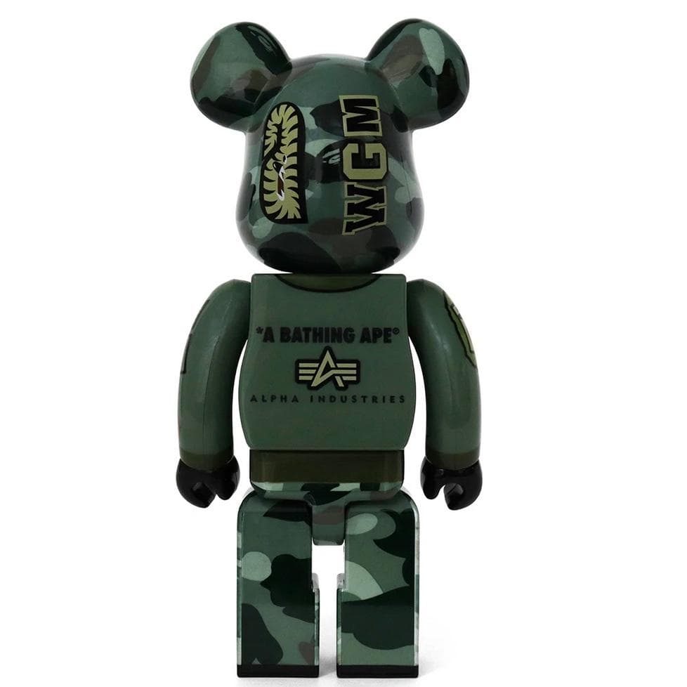 BE@RBRICK BAPE (R) × ALPHA 100％ & 400％