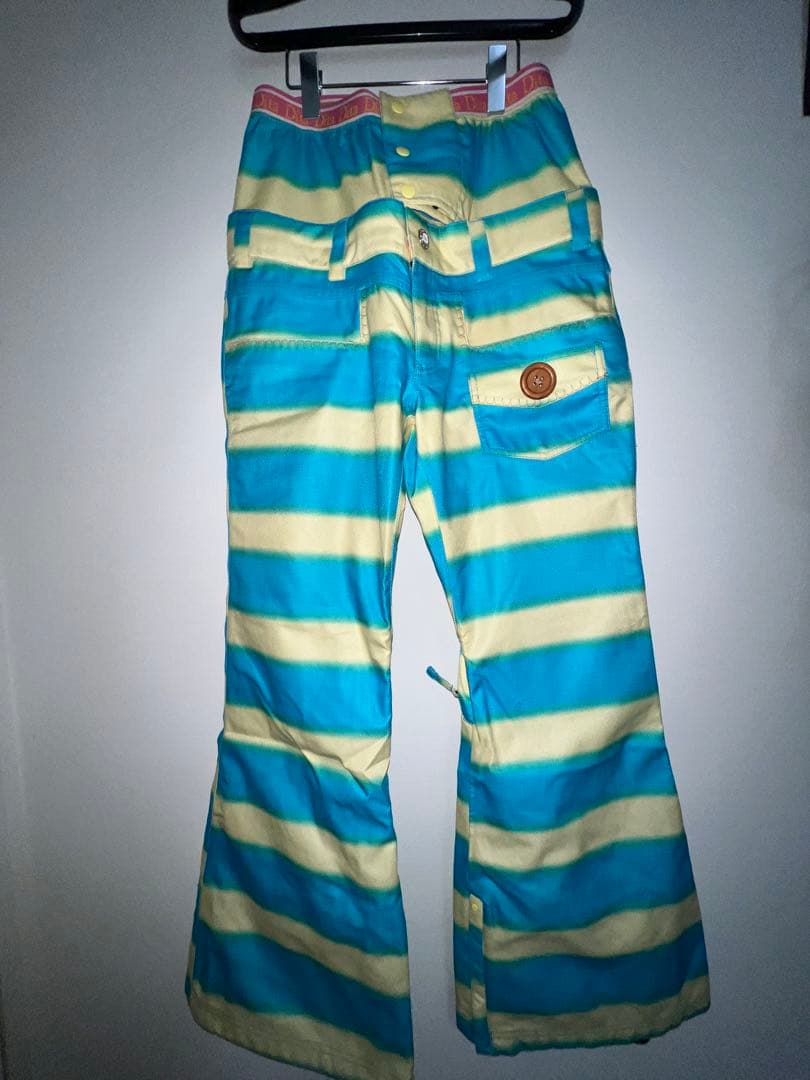 dita スノーボードパンツ　y2k 縞柄