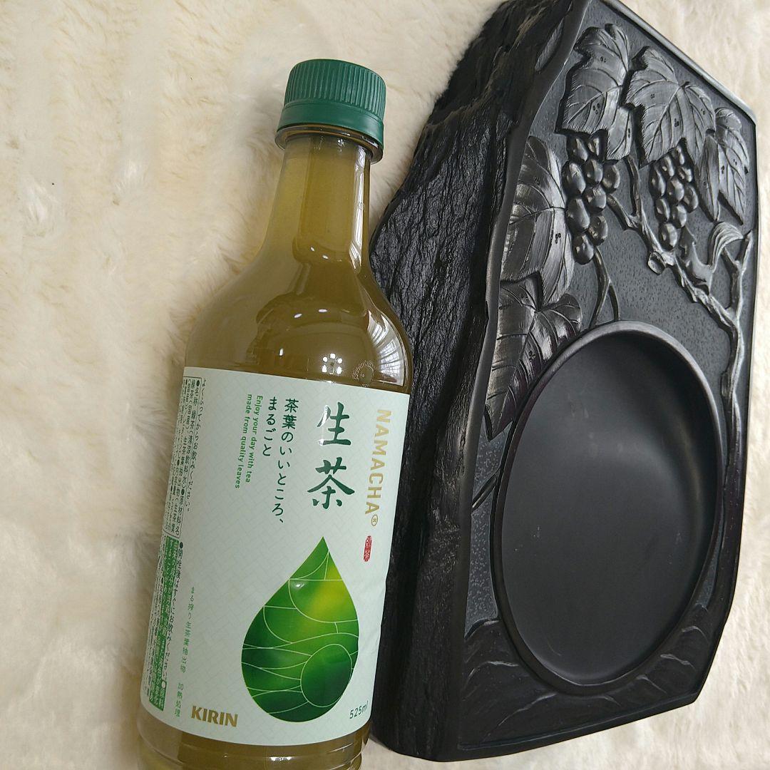 希少 硯 雄勝硯 雄浦 葡萄樹彫刻 6.1kg 書道道具