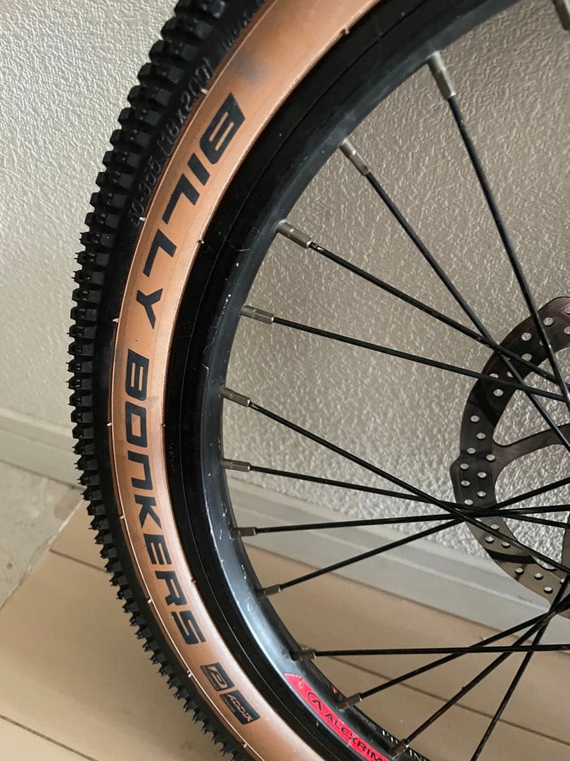 birdy 18インチ　TRP キャリパー　ローター付き　エアーのディスク化