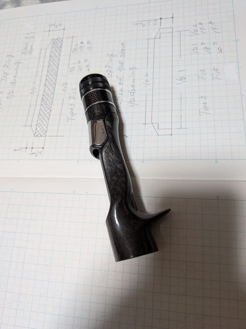 ロッドビルド用 富士工業 THC 技徳リールシート専用アルミパーツ