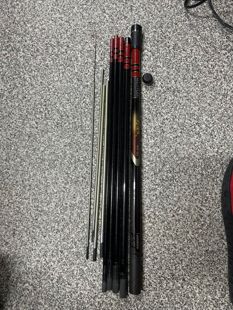 【ジャンク】がまかつ　がま渓流　硬調　45 multi flex