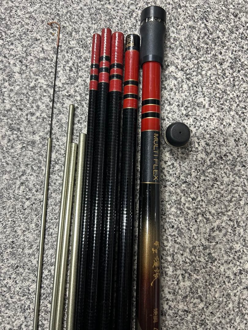 【ジャンク】がまかつ　がま渓流　硬調　45 multi flex