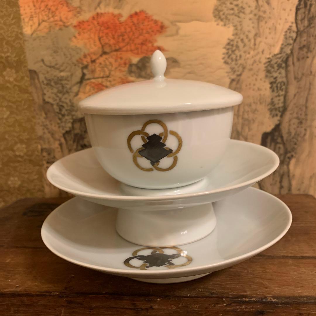 初代 村田亀水  献茶器  共箱  共布188