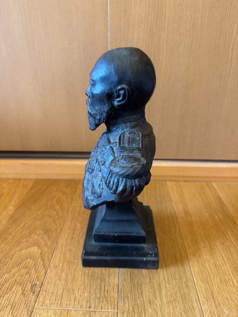 舶*来様 伊藤博文　ブロンズ　銅像　真鍮　オブジェ　インテリア　白井雨山　時代
