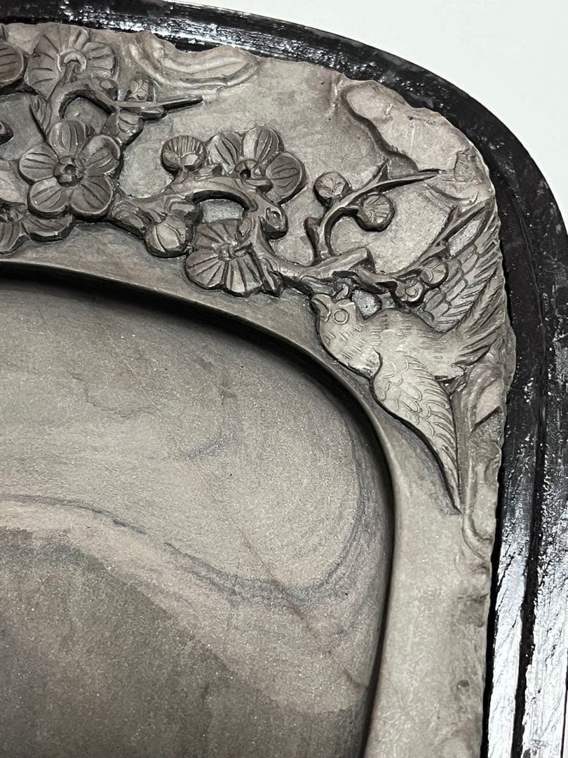 端渓硯　联庆　古硯　梅　骨董品　ヴィンテージ