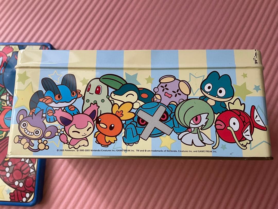 ポケドール　お菓子缶　レア　ポケモンセンター　　　レックウザ　ラティアス