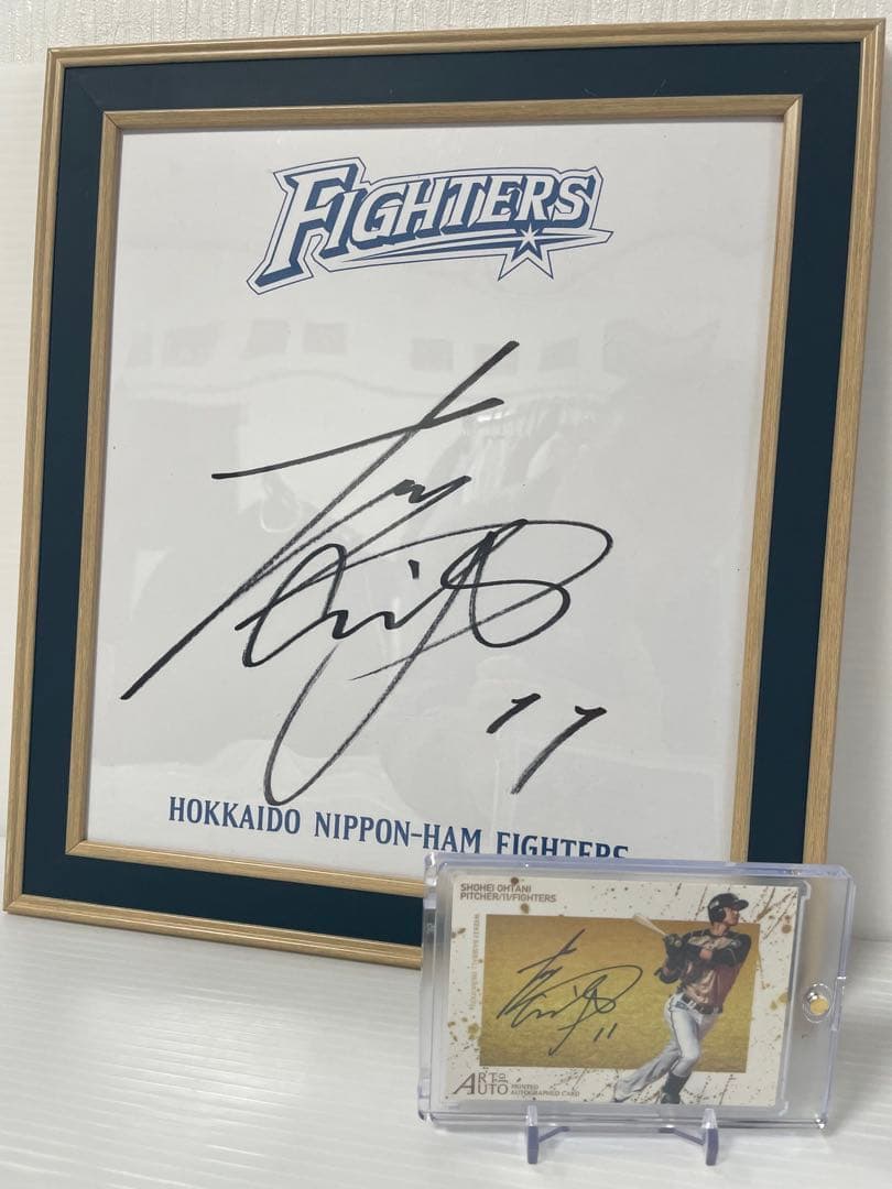 大谷翔平　直筆サイン色紙 北海道日本ハムファイターズ