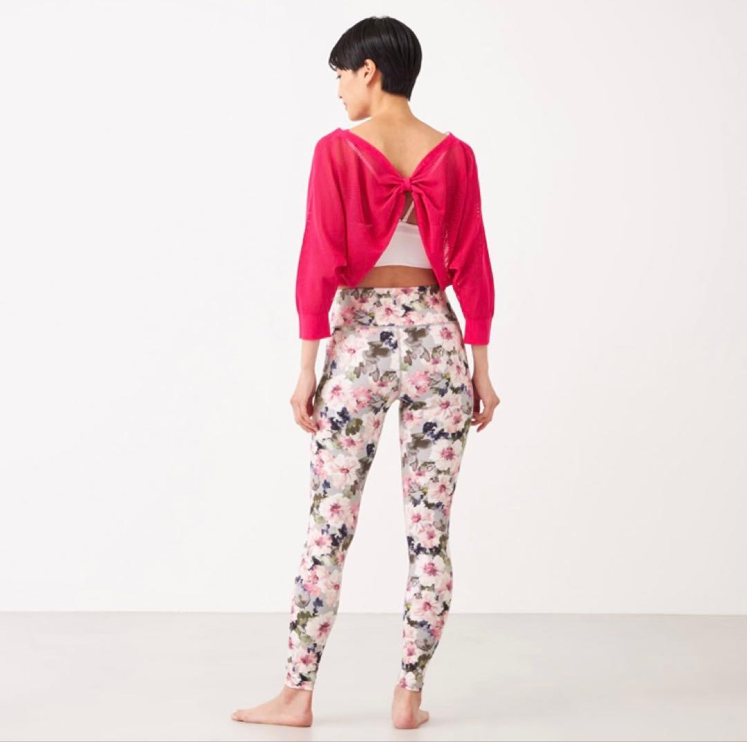 チャコット　ノーソーイングニット　7部袖　ラズベリー