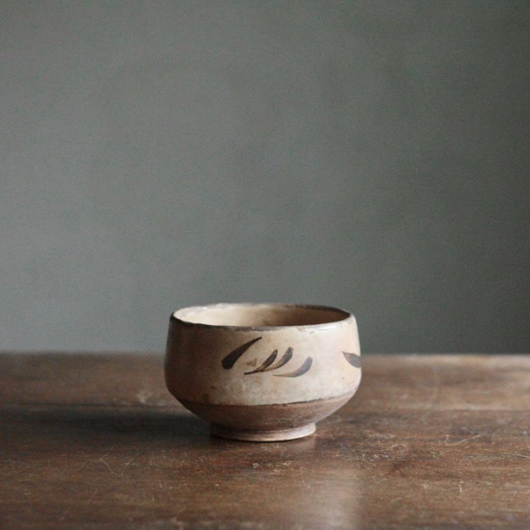 鉄絵 茶碗 茶道具 古美術 茶道具 古道具 アンティーク 中国美術