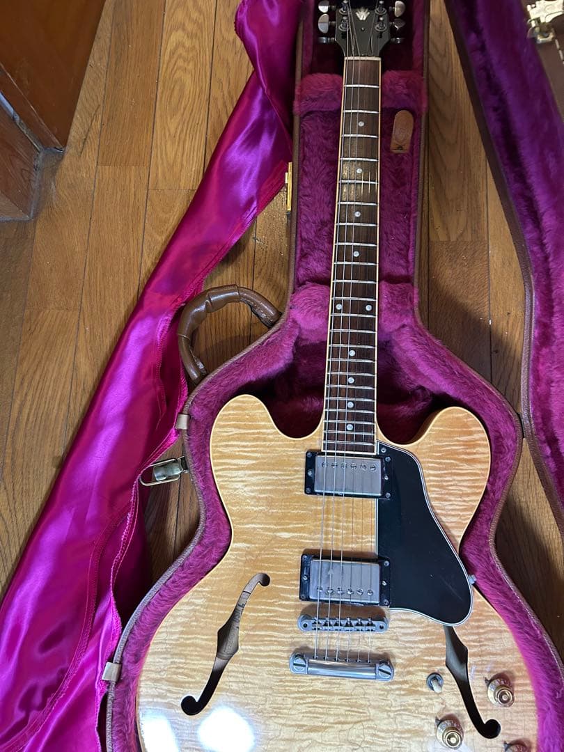 希少 ギブソンＥＳ-335 ビンテージ 純正ハードケース付 ナチュラルカラー