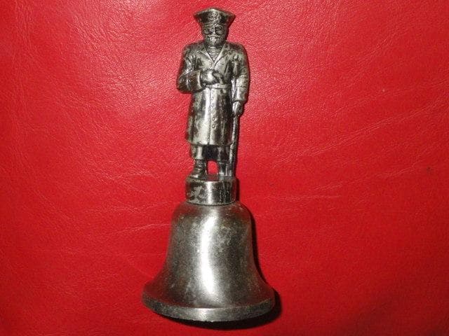 80’S★海賊★ハンドベル★呼び鈴★パイレーツ★ビンテージ★スカル★人形★船長★