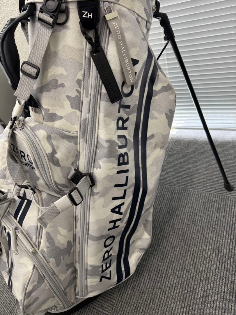 ZERO HALLIBURTON 迷彩キャディバッグ