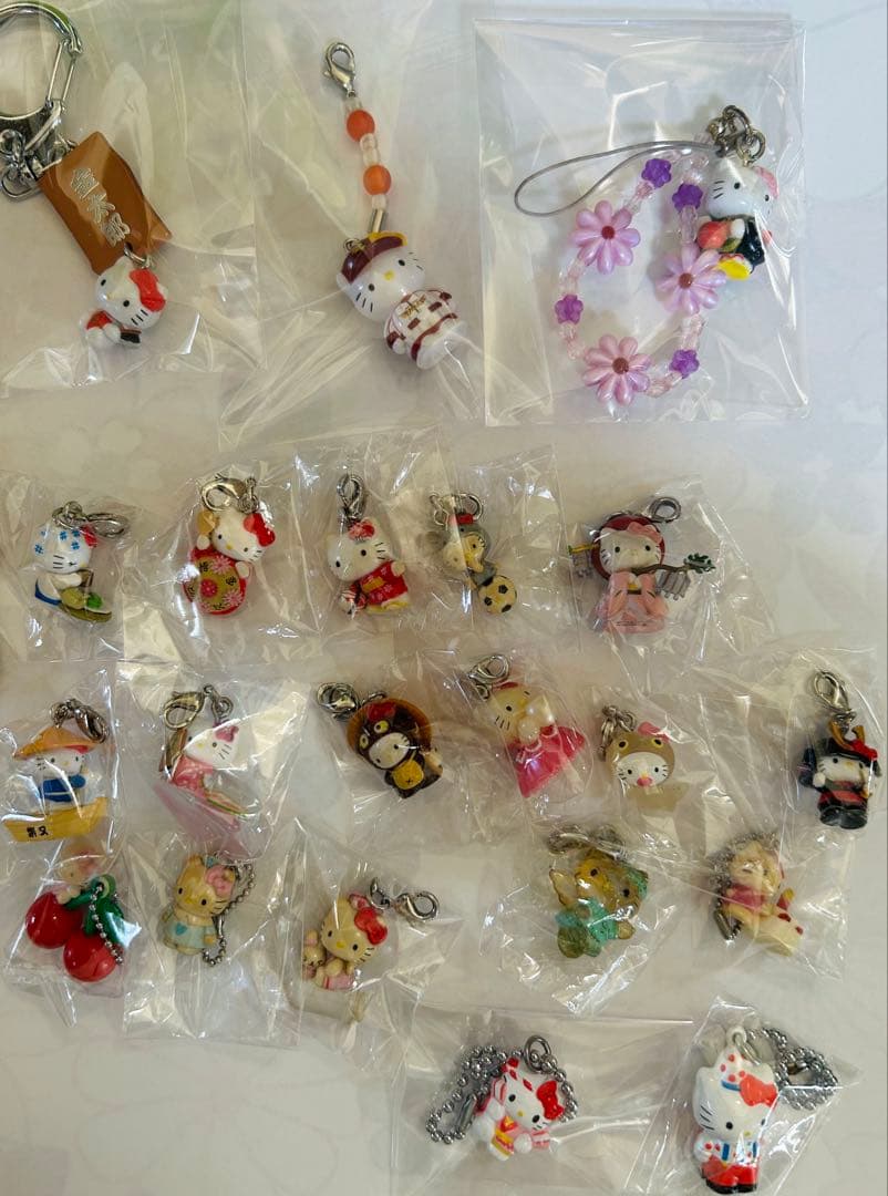 ご当地キティ　根付け・ストラップ・チャーム・ボールペン他　180個＋おまけ