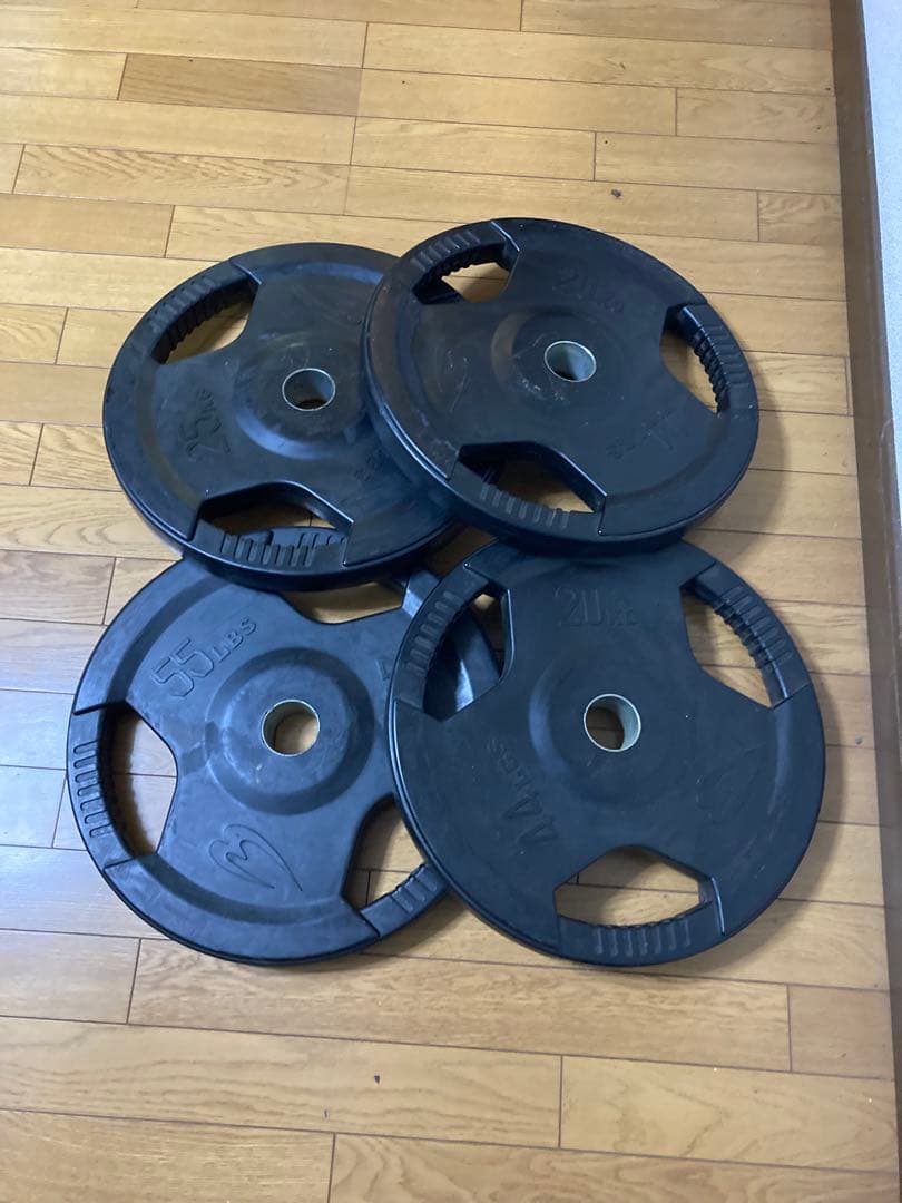 BODYMAKER バーベルセット　MAX195kg ベンチ・スタンド付き