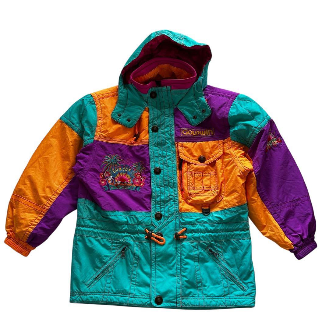 GOLDWIN 90s ヴィンテージ スキーウェア セットアップ 刺繍